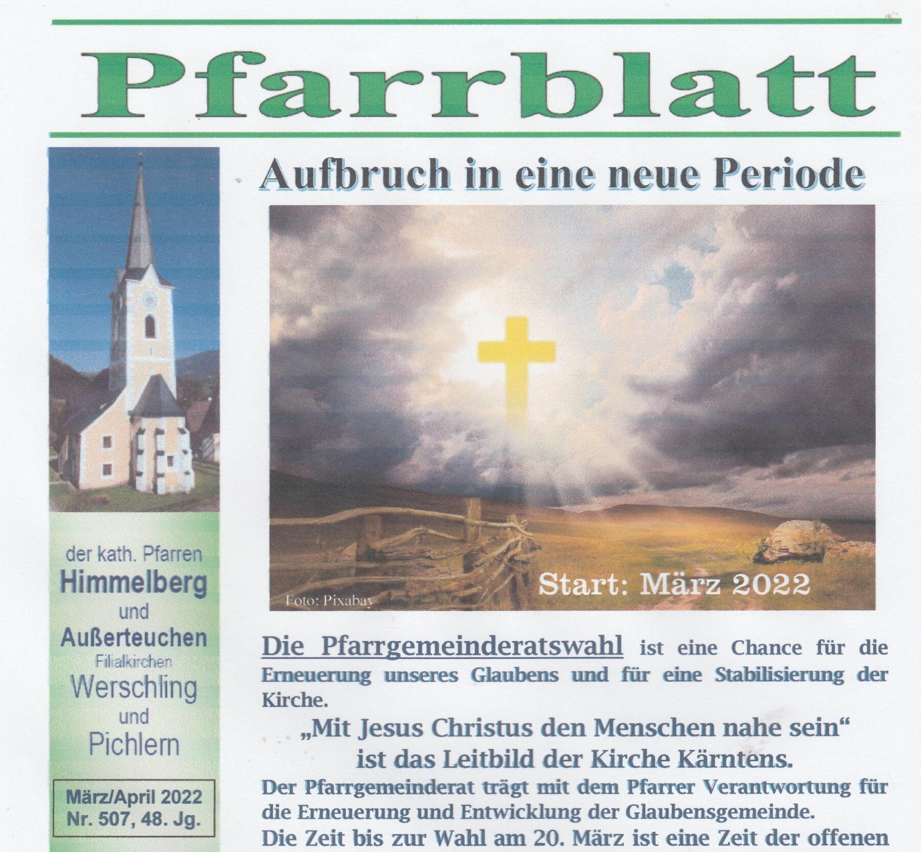 Pfarrblatt März April 2022