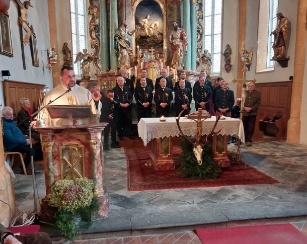 © Foto: Jarnig; Hubertusmesse in der Pfarrkirche St. Georgen im Gailtal