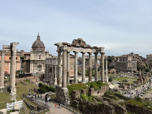 Auch wurde das antike Rome besichtigt. Foto: Marc Germeshausen