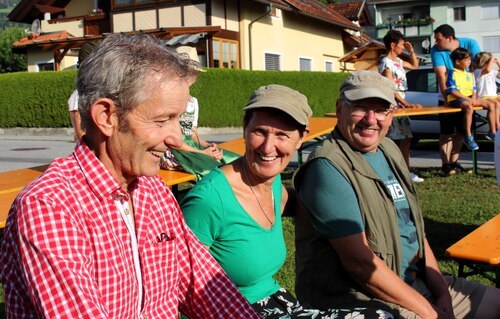 Herr Mandler und Familie Huber (C) Brigitte Weber