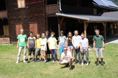 Die Gruppe bei den AdventureDays aus ganz Kärnten (© Foto: KJ Kärnten)