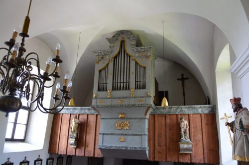 Die restaurierte Orgel in der Filialkirche Großbuch wird am kommenden Sonntag, dem 24. November, gesegnet. Foto: Pressestelle/Benedikt