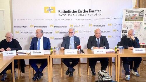 Das Podium der Pressekonferenz am 27. Jänner 2025 (Foto: KH Kronawetter / Internetredaktion)