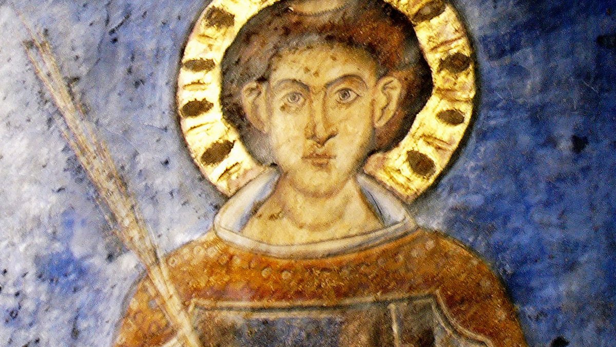 Jakobus der Ältere – Fresko in der Kathedrale von Le Puy-en-Velay (von Picture taken by me, nouly [Public domain], vom Wikimedia Commons)