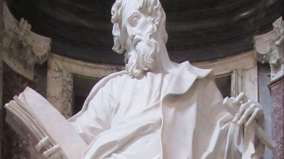 Statue in der Basilika San Giovanni in der Lateranbasilika in Rom (Joachim Schäfer - https://www.heiligenlexikon.de">Ökumenisches Heiligenlexikon)